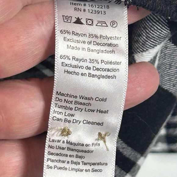 JACHS New York Girlfriend Flannel Shirt Shacket Size‎ Medium Pockets Casual Prep - Picture 4 of 4